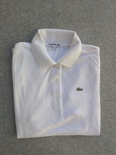 Polo Lacoste Donna Bianca
