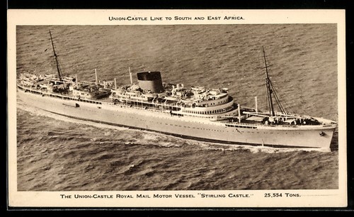 Cartolina nave passeggeri s - cartolina,