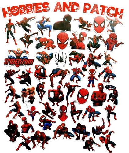 Stickers adesivi spiderman - 50,