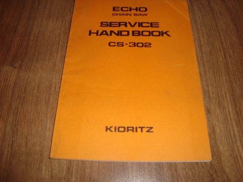 Echo chainsaw service handbook - service,