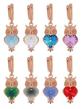 Orecchini gufo in argento