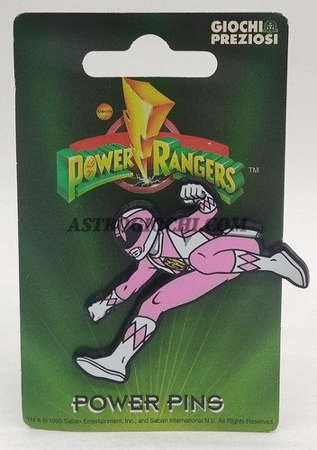 Power rangers pink pins - power,