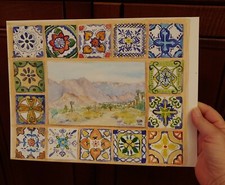 "Tile Window on Cove Trail" La