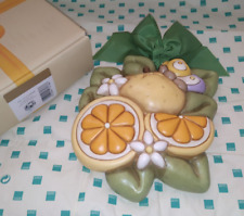 THUN formella FORMELLA  ARANCE E FARFALLA con SCATOLO (CONTATTATEMI PER INFO)