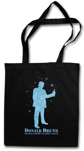 Borsa tessuto donald drunk - tessuto,