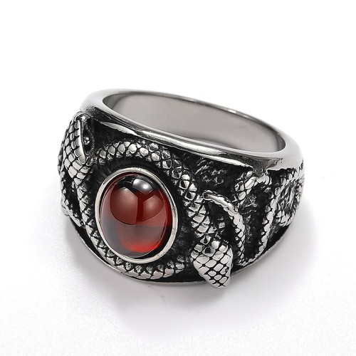 Anello vintage pietra rossa - vintage,