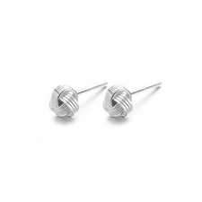Rhodium on Sterling Silver 4mm