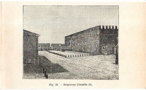 Stampa antica belgioioso - stampa,