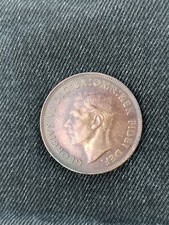 1951 AUSTRALIA King George VI of United Kingdom KANGAROO PENNY Coin