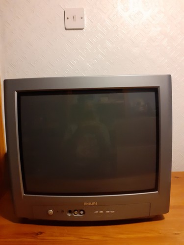 Philips crt tv argento - 17",