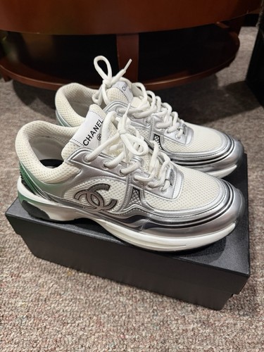 Chanel men logo trainer - men's,