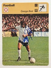 Scheda calcio firmata GEORGE