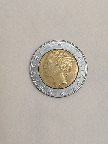 Moneta 500 lire 1984 - moneta,
