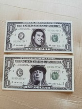 J AX FEDEZ DOLLARO BANCONOTA