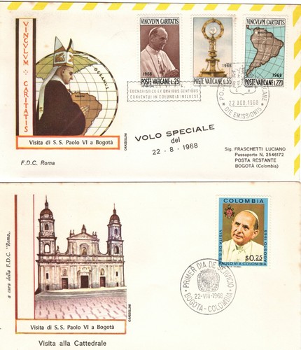1968 viaggio papa - papa, vi