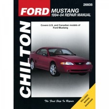 Ford Mustang 1994-2004 Modello USA Guida Riparazione Chilton