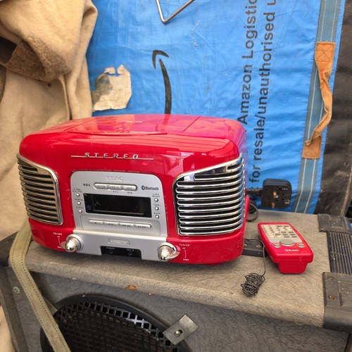 Teac d90 retro rosso stereo - teac,