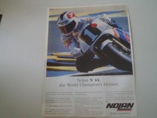 advertising Pubblicità 1989 CASCO HELMET NOLAN N44 N 44 e SITO PONS