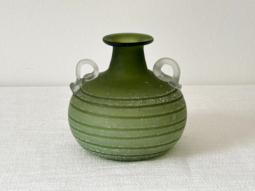Vaso vintage mcm murano scavo - vaso,