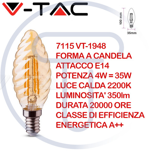 Tac 7115 lampadina led e14 - 7115,