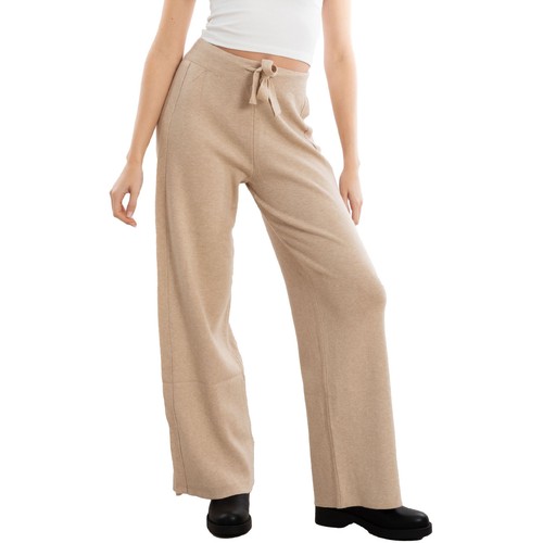 Pantaloni donna palazzo maglia - donna,
