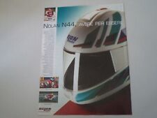 advertising Pubblicità 1991 CASCO HELMET NOLAN N44 N 44  ALEX CRIVILLE/SITO PONS