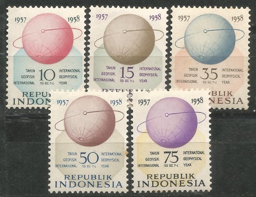 Indonesia scott 460 464 serie - 460-464,