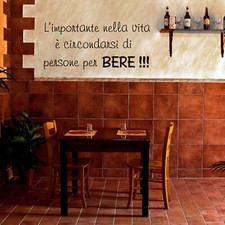 adesivi murali vino birra