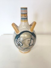 Vaso ceramica maiolica Deruta Patrizio Chiucchiú da 27cm.