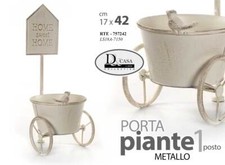 VASO CARRETTO ANTICATO PORTA
