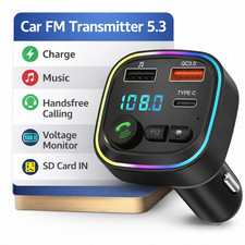 Trasmettitore FM Bluetooth 5.3