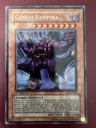 Genesi vampira sd2 - genesi, 1ª