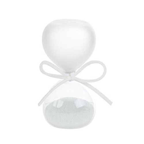 Clessidra vetro bianco - clessidra, in