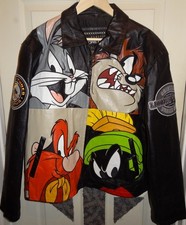 Giacca di pelle vintage Warner