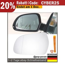 SPIEGELGLAS AUßENSPIEGEL LINKS ASPHÄRISCH BEHEIZBAR FÜR Audi A4 8K B8