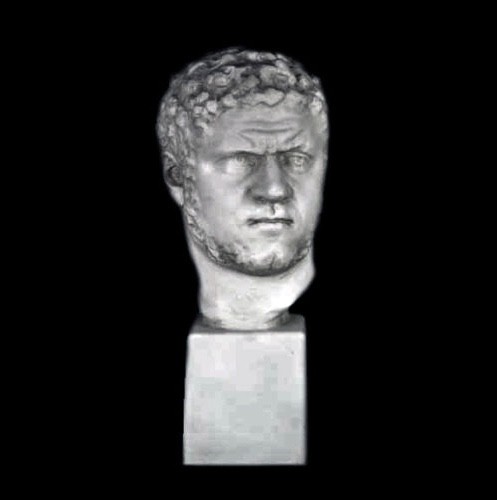 Busto imperatore romano - busto,