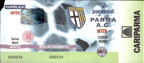 Biglietto invito partita - biglietto,