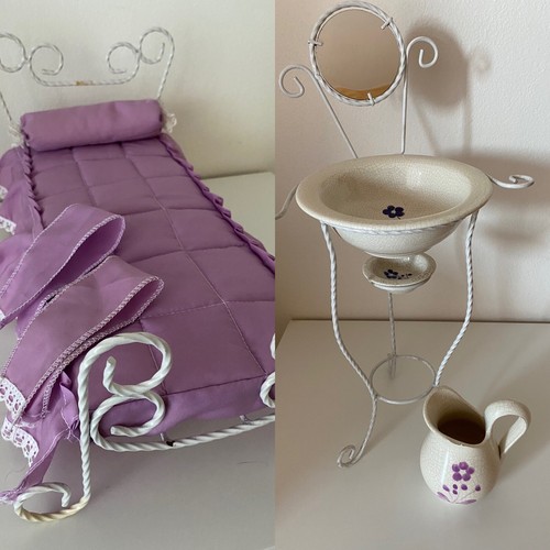 Letto ferro con lavamani in - in,
