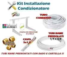 kit montaggio condizionatore installazione climatizzatore 9mt rame 1/4-3/8 staff
