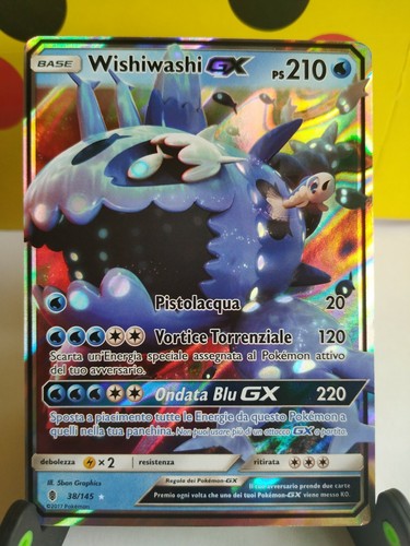 Carta pokemon wishiwashi - carta,