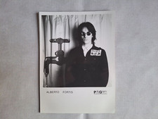 ALBERTO FORTIS SINGER ORIGINAL PHOTO 24 X 18 LUCIDA DUE FOTOGRAFIE
