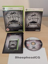 Guitar Hero Metallica Xbox 360 - disco come nuovo, testato e completo di manuale UK PAL