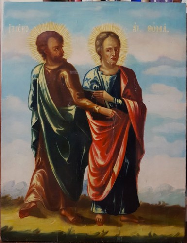 Antica icona russa 75x57 - antica, cm