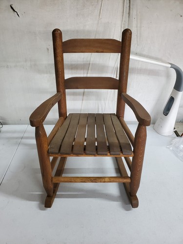 Sedia dondolo vintage - sedia, a