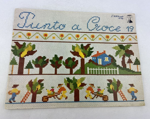 Punto croce vintage - 19,