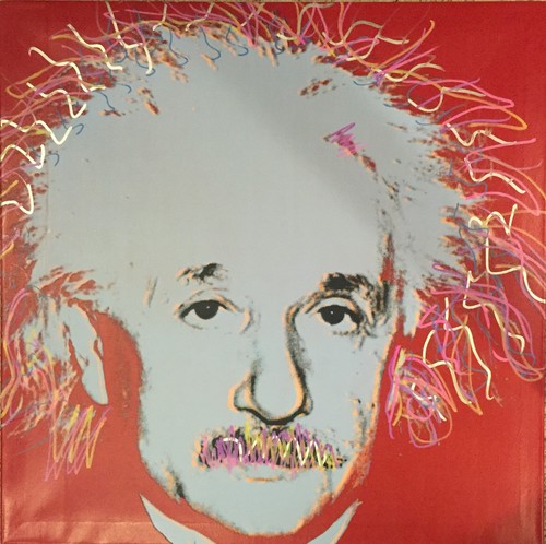 Quadro albert einstein rosso - einstein,