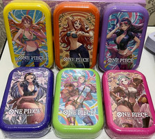 One Piece Card Game Mini-tin Set Vol.2 TS-02 Asian Limited - Set di 6 Mini Lattine