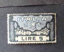 perfin stamps Italia REGNO