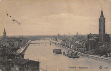 B2087) VERONA PANORAMA CAPANNONI SULL'ADIGE VIAGGIATA