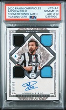 2020 Panini Chronicles Cornerstones Auto #CS-AP Andrea Pirlo PSA 10 AUTO 10